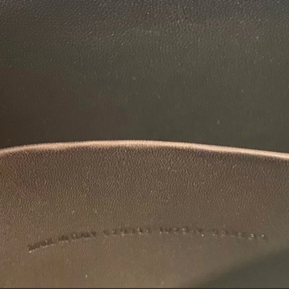 Balenciaga Black and White Logo Pouch - Picture 2 of 5